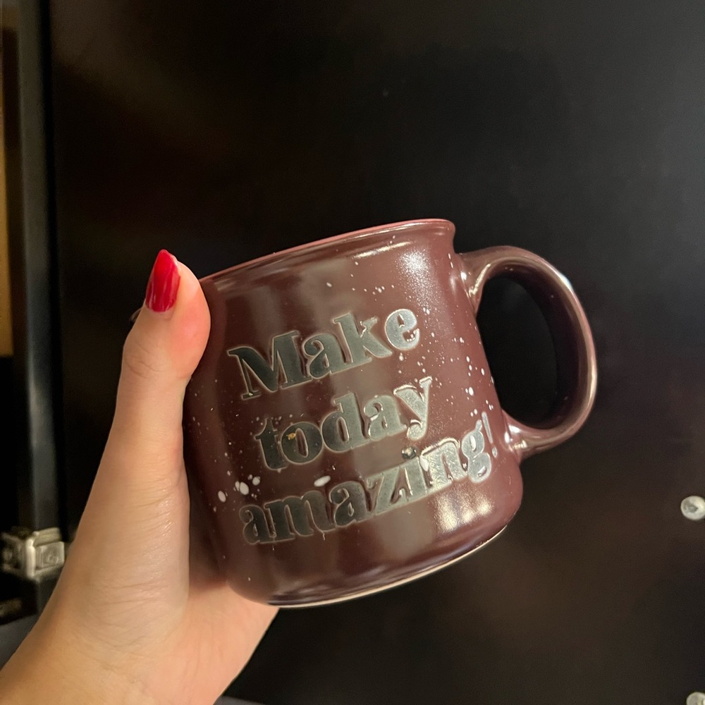 Inspirational Brown Ceramic Mug